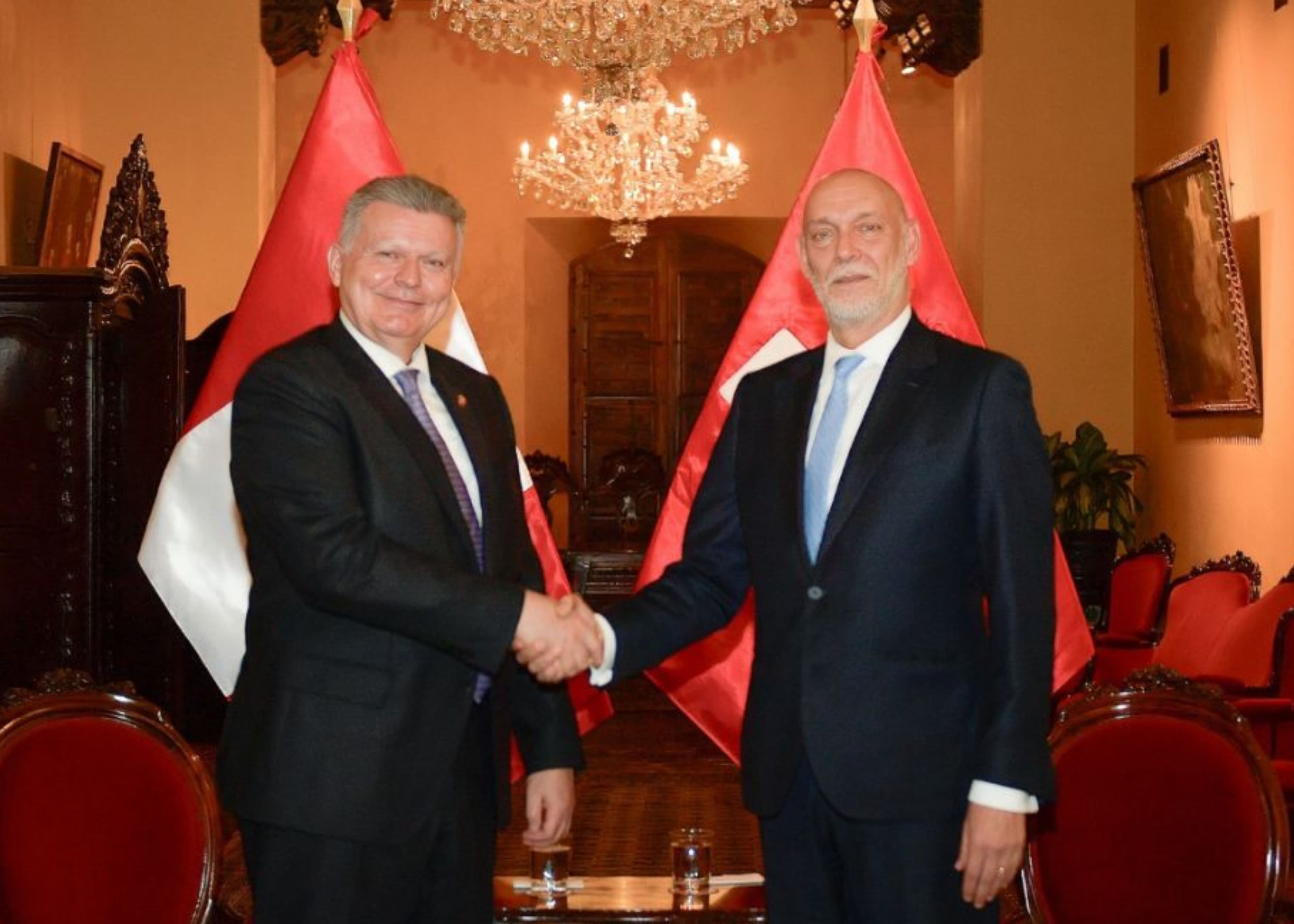 Suiza fortalece sus vínculos con el Perú con la presentación de Cartas Credenciales